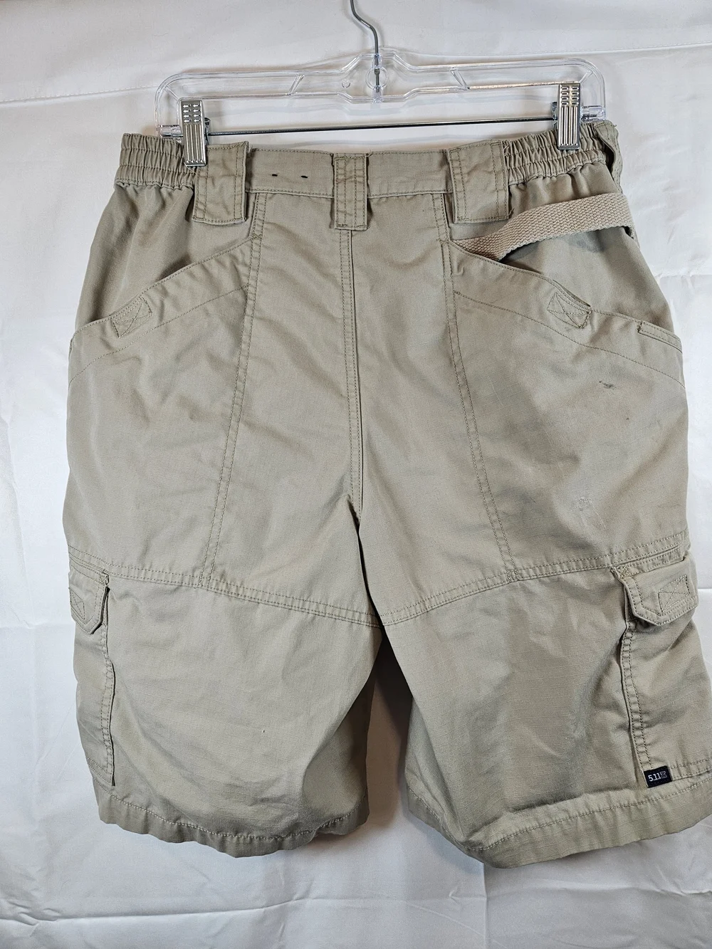 5.11 Tactical Men's Cargo Shorts Khaki 8 Pocket Utility Hiking Camping Fisherman